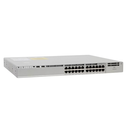 Catalyst 9300 24-port 1Gb copper with modular uplinks, PS 1x350W, Network Essentials, C9300-24T-E