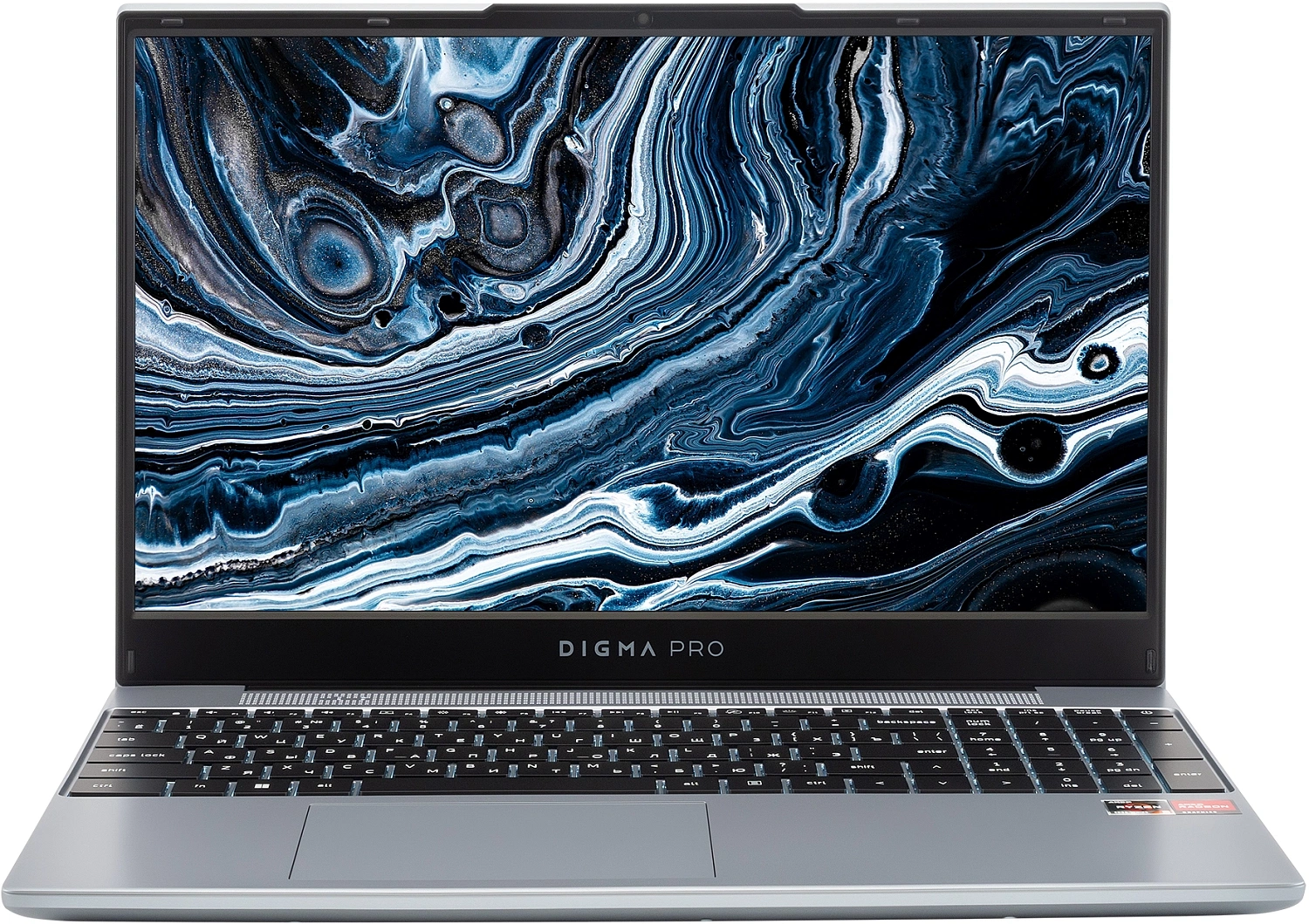 Ноутбук Digma Pro Breve Ryzen 5 Pro 5675U 8Gb SSD512Gb AMD Radeon 15.6" IPS FHD (1920x1080) Windows 11 Professional silver WiFi BT Cam 4500mAh (DN16N1-8CXW01)