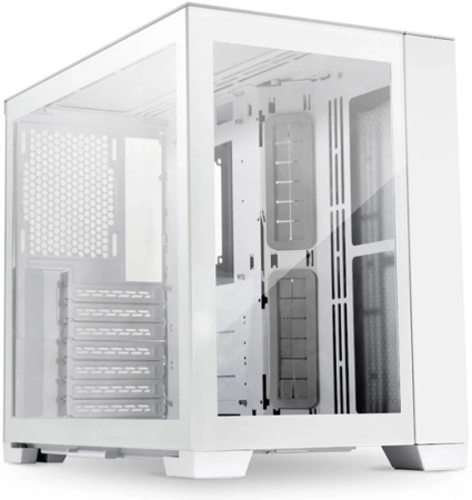 Корпус LIAN LI PC-O11 Dynamic Mini Snow White, Small Case: ATX, Micro-ATX, Mini-ITX, 2xUSB 3.2, 1xUSB 3.2 Type C, 1xAudio, Included Fans: none