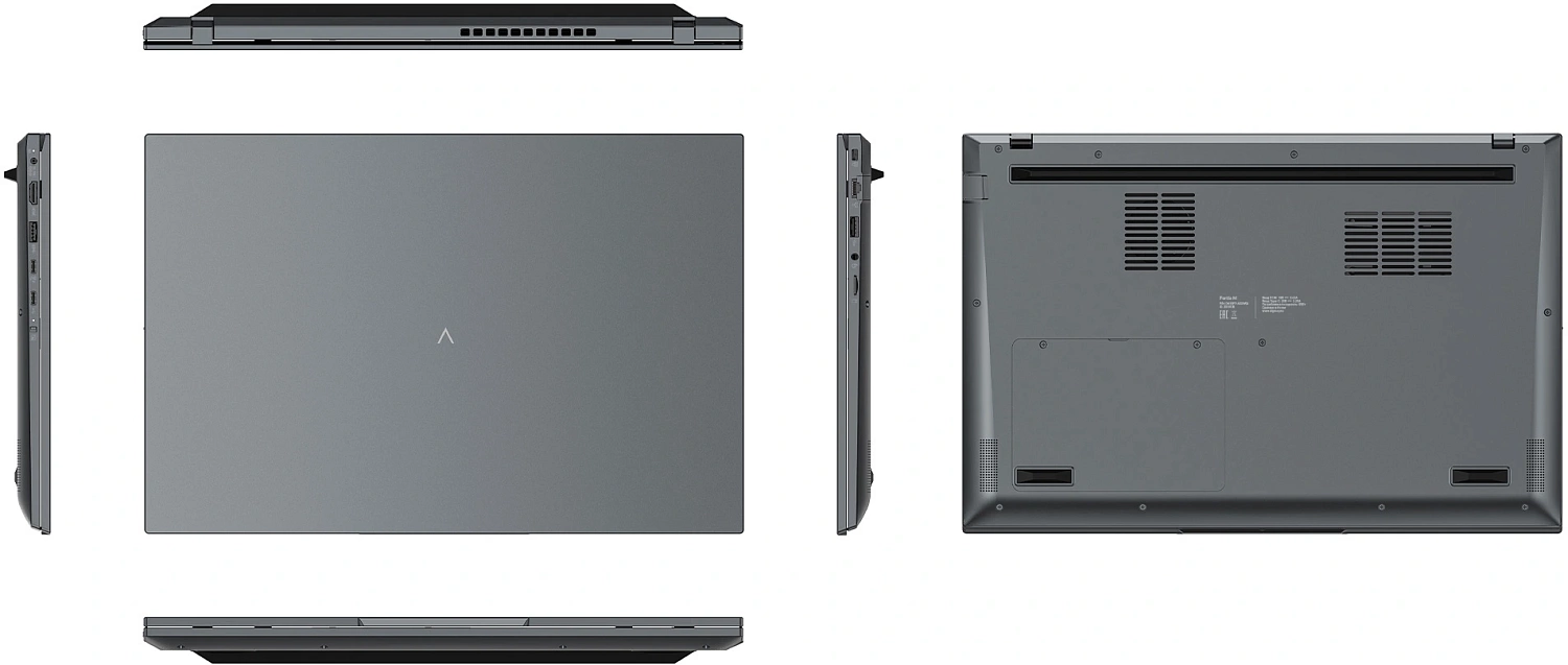 Ноутбук Digma Pro Fortis M Core i7 1255U 32Gb SSD512Gb Intel Iris Xe graphics 15.6" IPS FHD (1920x1080) Windows 11 Pro grey WiFi BT Cam 4250mAh (DN15P7-BDXW01)