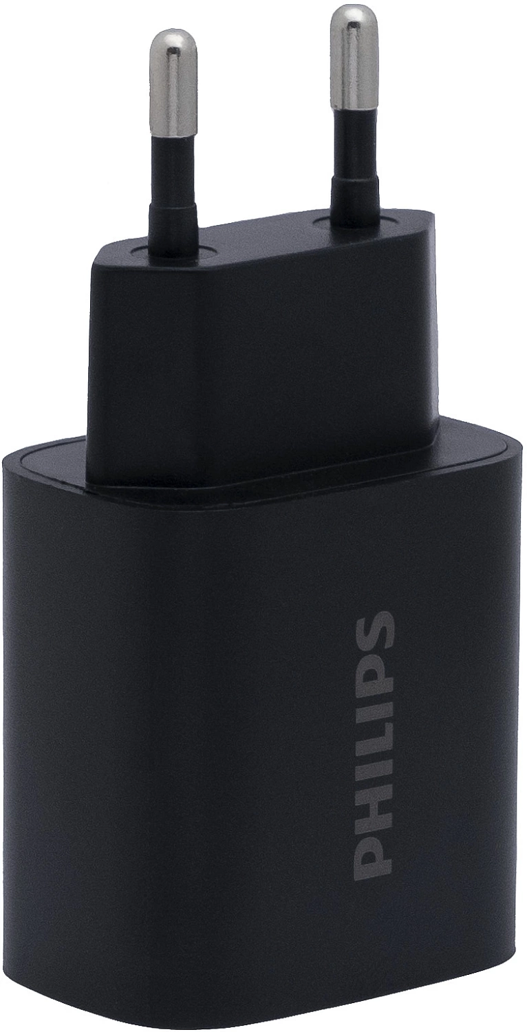 Сетевое зар./устр. Philips DLP4317 20W 0.8A (PD) USB/USB Type-C универсальное черный (DLP4317CB/70)