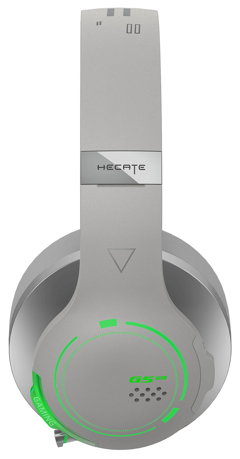 Наушники с микрофоном Edifier G5BT серый мониторные BT оголовье