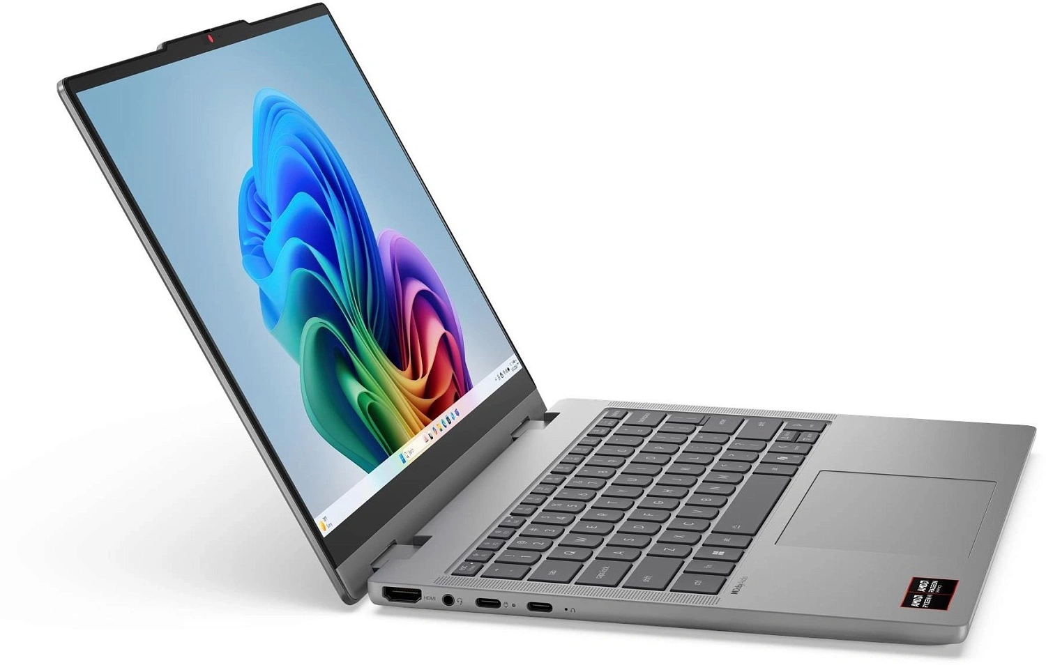 Ноутбук Lenovo IdeaPad 5 2-in-1 14AHP11 Ryzen 5 230 16Gb SSD512Gb AMD Radeon 760M 14" OLED Touch WUXGA (1920x1200) без ОС grey WiFi BT Cam (83UJ0016PS)