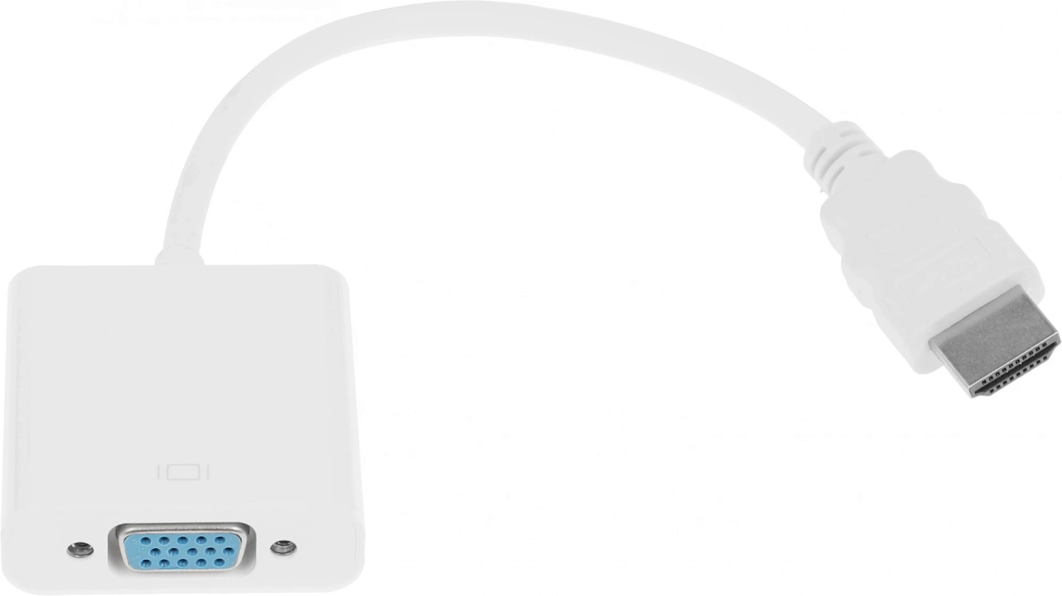 Переходник видео Premier 5-983B HDMI (m)/VGA (f) 0.15м. белый