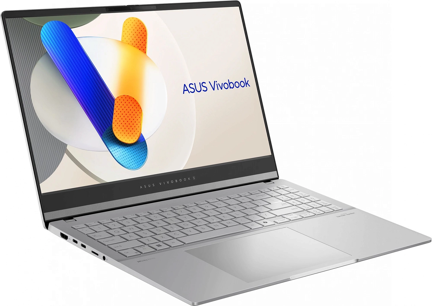 Ноутбук ASUS Vivobook S 15 OLED M5506NA-MA013 AMD Ryzen5 7535HS Mobile   3.3GHz  LPDDR5X 16GB 1TB PCIE G4 SSD   15.6" 3К (2880 x 1620) OLED  120Hz Without OS  Cool Silver