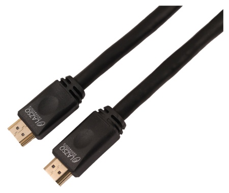 Кабель аудио-видео LAZSO WH-111 HDMI (m)/HDMI (m) 25м. позолоч.конт. черный (WH-111(25M))