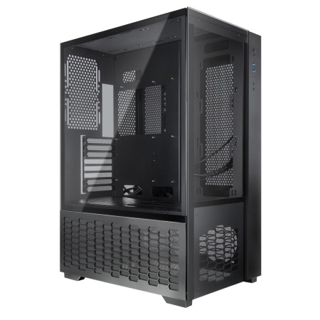 PAEAN PREMIUM 0R20B00208, black, Aluminum, ATX/MICRO ATX/MINI-ITX, USB3.0x2, Type Cx1, HD Audiox1