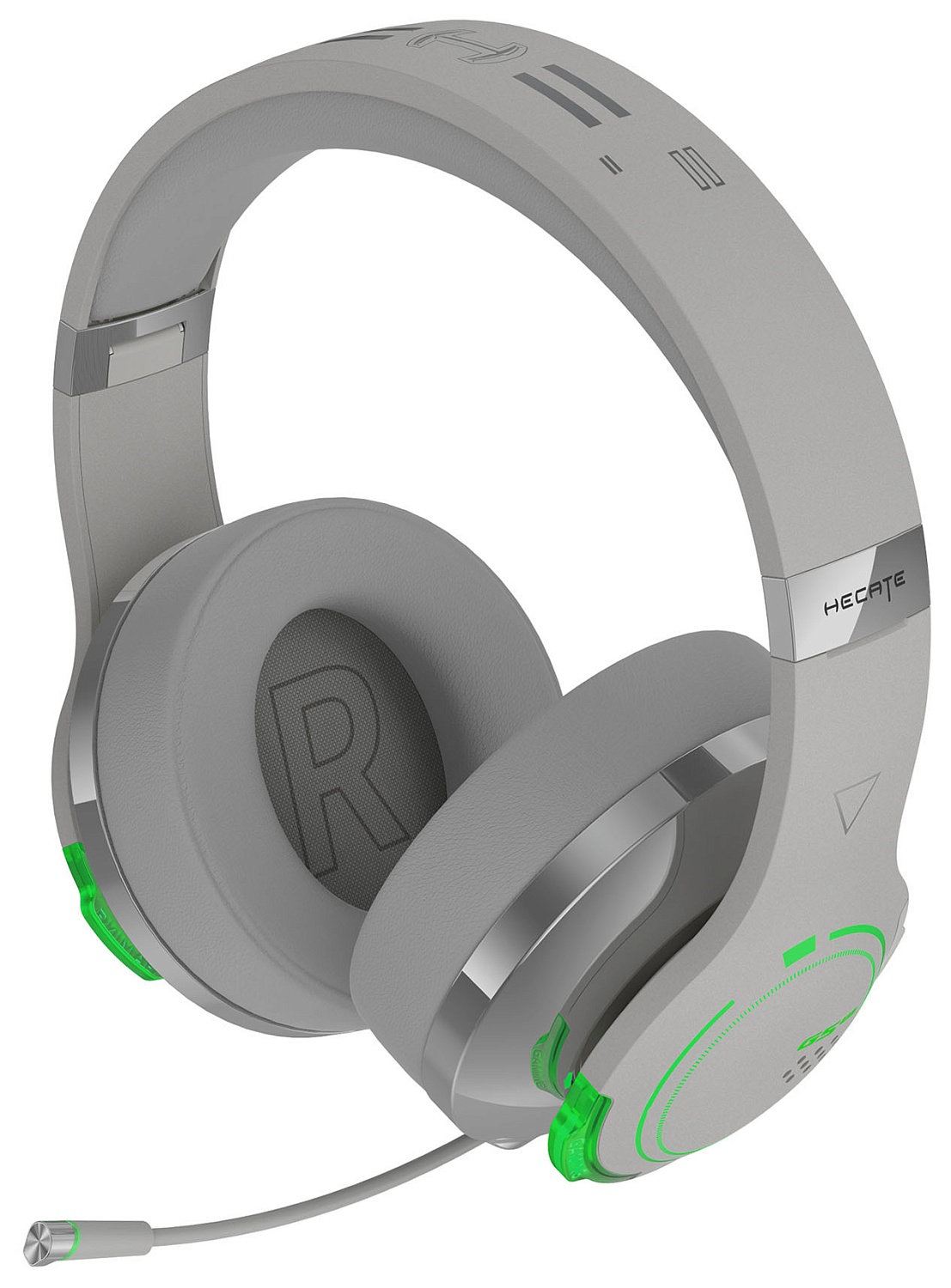 Наушники с микрофоном Edifier G5BT серый мониторные BT оголовье