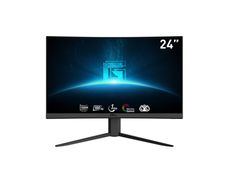 Монитор MSI 23.6" Modern G24C4 E2 черный VA LED 16:9 HDMI матовая 250cd 178гр/178гр 1920x1080 180Hz FreeSync Premium FHD 4.7кг