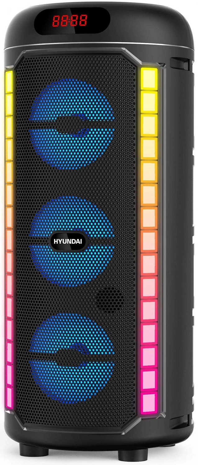 Минисистема Hyundai H-MC1221 черный 15Вт FM USB BT SD/MMC Минисистема Hyundai H-MC1221 черный 15Вт FM USB BT SD/MMC