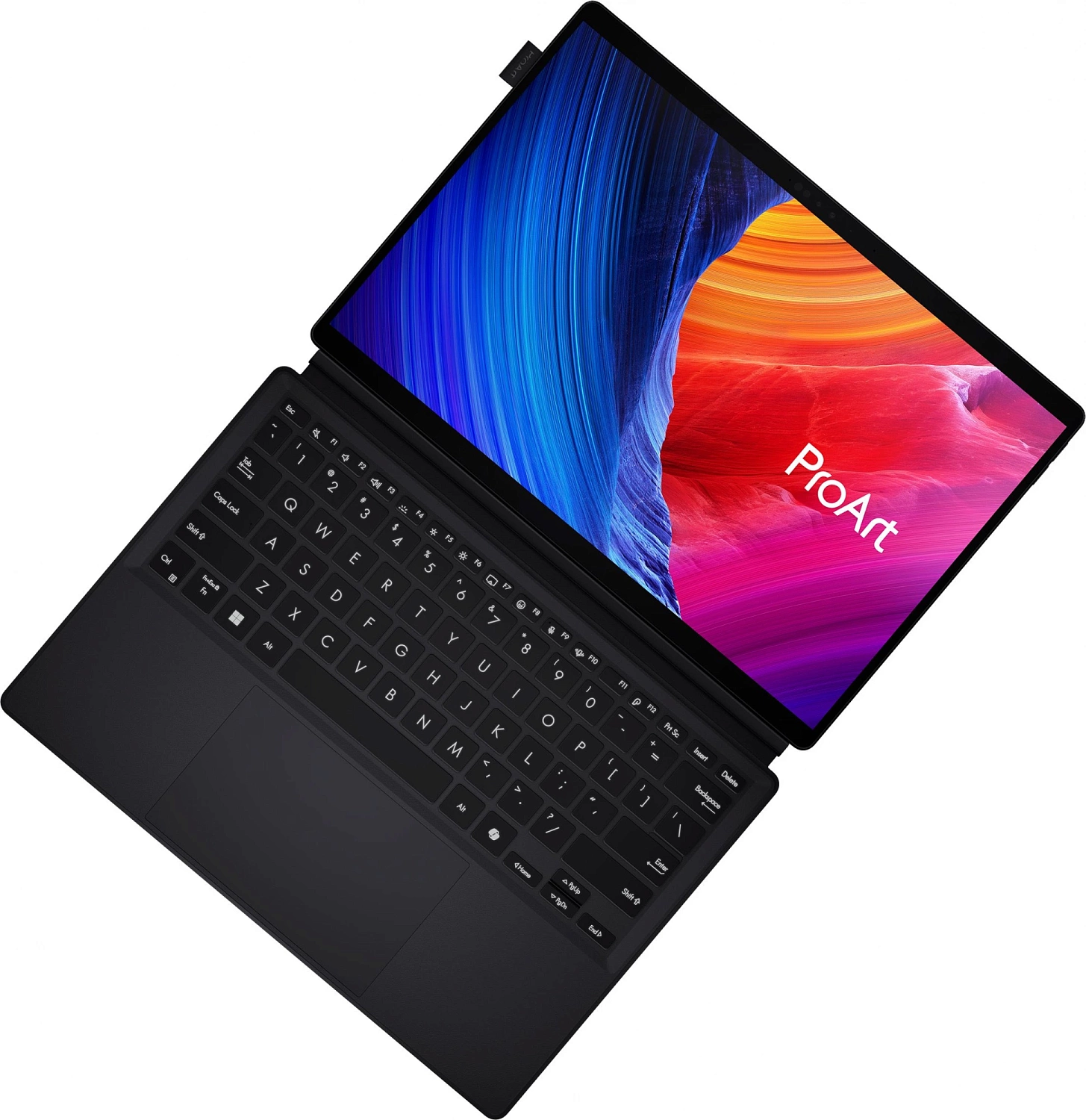 Ноутбук ASUS ProArt PZ13 OLED HT5306QA-LX008W Snapdragon® X Plus X1P 42 100   3.4GHz  LPDDR5X 16GB 1TB PCIE G4 SSD  Qualcomm  Adreno GPU 13.3" TOUCH 3К (2880 x 1800) OLED   60Hz WIN11 HOME  Nano Black