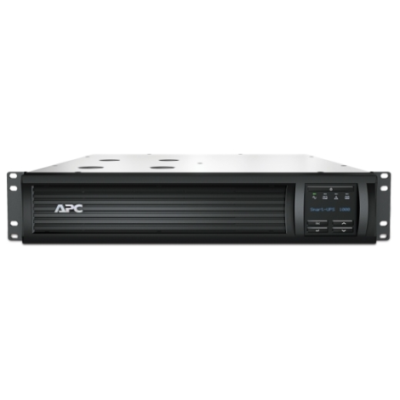 Источник бесперебойного питания APC Smart-UPS 1000VA/700W, RM 2U, Line-Interactive, LCD, Out: 220-240V 4xC13 (2-Switched), SmartSlot, USB, SmartConnect, Black, 1 year warranty (REP: SMT1000RMI2U)