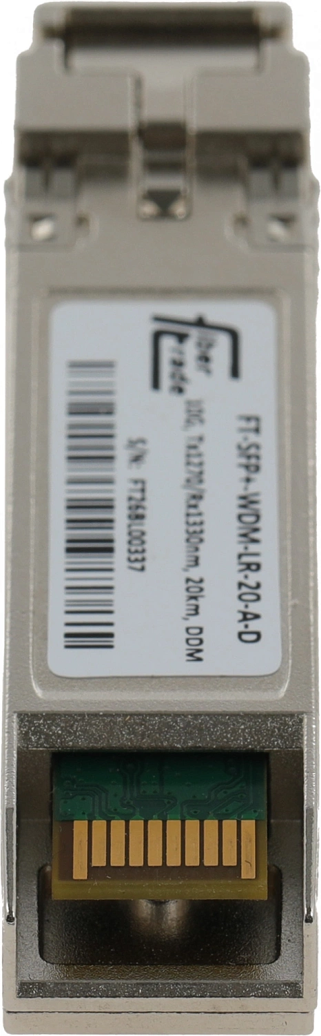 Модуль оптический Future Technologies FT-SFP+-WDM-LR-20-A-D 10G Tx1270/Rx1330nm 20km DDM