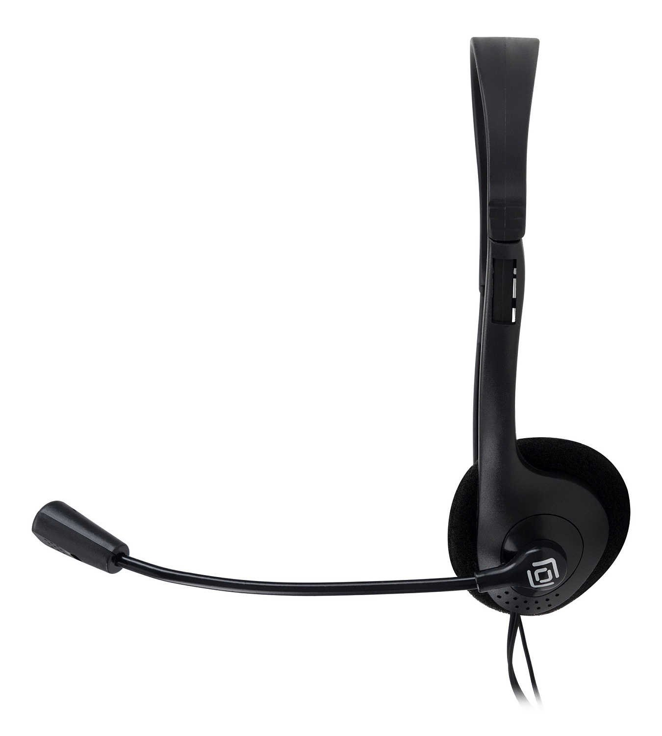 Наушники с микрофоном Оклик HS-M143VB черный 1.8м накладные оголовье (614036)