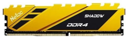 Память DDR4 8GB 3200MHz Netac NTSDD4P32SP-08Y Shadow RTL PC4-25600 CL16 DIMM 288-pin 1.35В с радиатором Ret