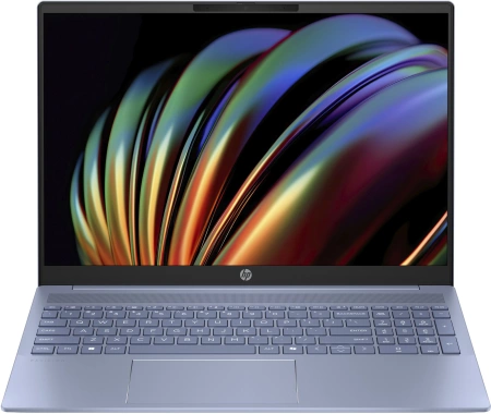 Ноутбук HP Pavilion 16-af0007ci Core Ultra 5 125U 16Gb SSD512Gb Intel Graphics 16" IPS WUXGA (1920x1200) Free DOS lt.blue WiFi BT Cam (A1AB4EA)