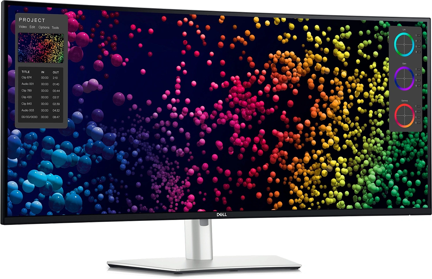 РњРѕРЅРёС‚РѕСЂ Dell 40"     U4025QW, Curved Thunderboltв„ў Hub Monitor  2500R IPS Black Technology, 5120 x 2160 at 120 Hz, 2000:1, 21:9, 600 cd/m2 (HDR peak), 5 ms, H-AD, Built-in speaker 2 x 9 W"