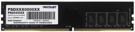 Память DDR4 4Gb 2400MHz Patriot PSD44G240081 RTL PC4-19200 CL17 DIMM 288-pin 1.2В single rank Ret