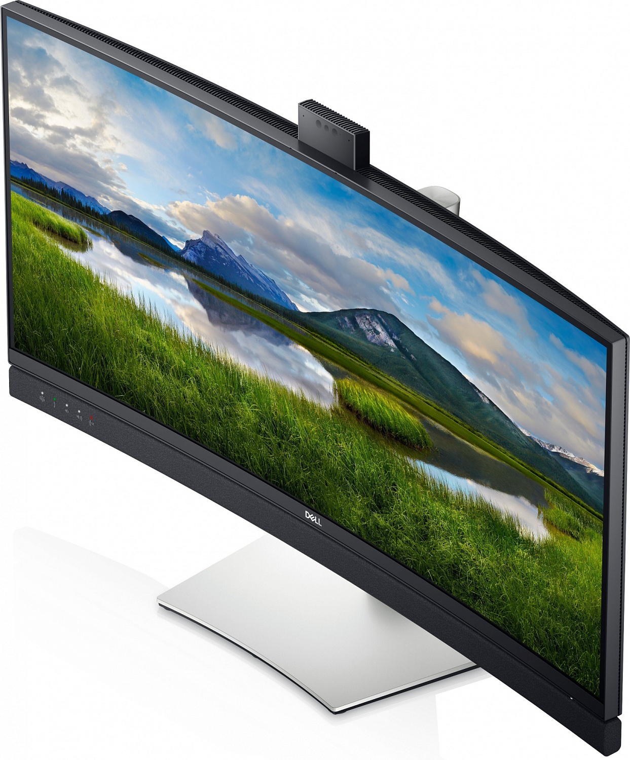 Монитор Dell 34"    C3422WE Curved S/BK (IPS;21:9;300cd/m2;1000:1;3440x1440;5ms;178/178;1.07 bill;DP,DPout;HDMI2.0,2xUSB-C;4xUSB;RJ45;WebCam;Mcr; Spk 2x5W;HAS;Tilt;Swiv;VESA)
