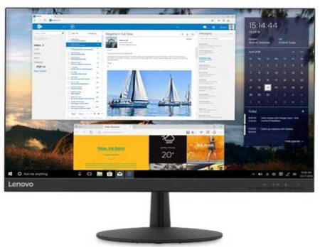 Монитор Lenovo 23.8" L24q-30 черный IPS 4ms 16:9 HDMI матовая 1000:1 300cd 178гр/178гр 2560x1440 75Hz DP 2K 3.5кг