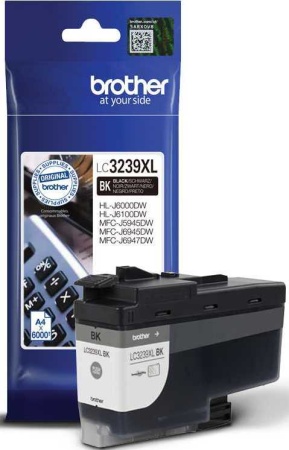 Картридж струйный Brother LC3239XLBK черный (5000стр.) для Brother HL-J6000DW/MFC-J5945DW