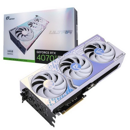 Видеокарта Colorful RTX4070Ti SUPER iGame Ultra W OC-V 16GB GDDR6X 256bit 3xDP HDMI 3FAN