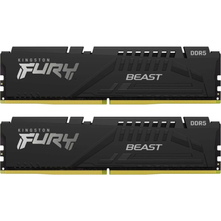Оперативная память Kingston 32GB 6000MT/s DDR5 CL30 DIMM kit (2x16GB) FURY Beast XMP