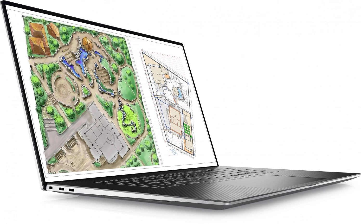 Ноутбук Dell Precision 5770 Core i7 12800H 32Gb SSD512Gb NVIDIA GeForce RTX A3000 12Gb 17" WLED Touch UHD+ (3840x2400) Windows 11 Professional silver WiFi BT Cam (5770-7352)