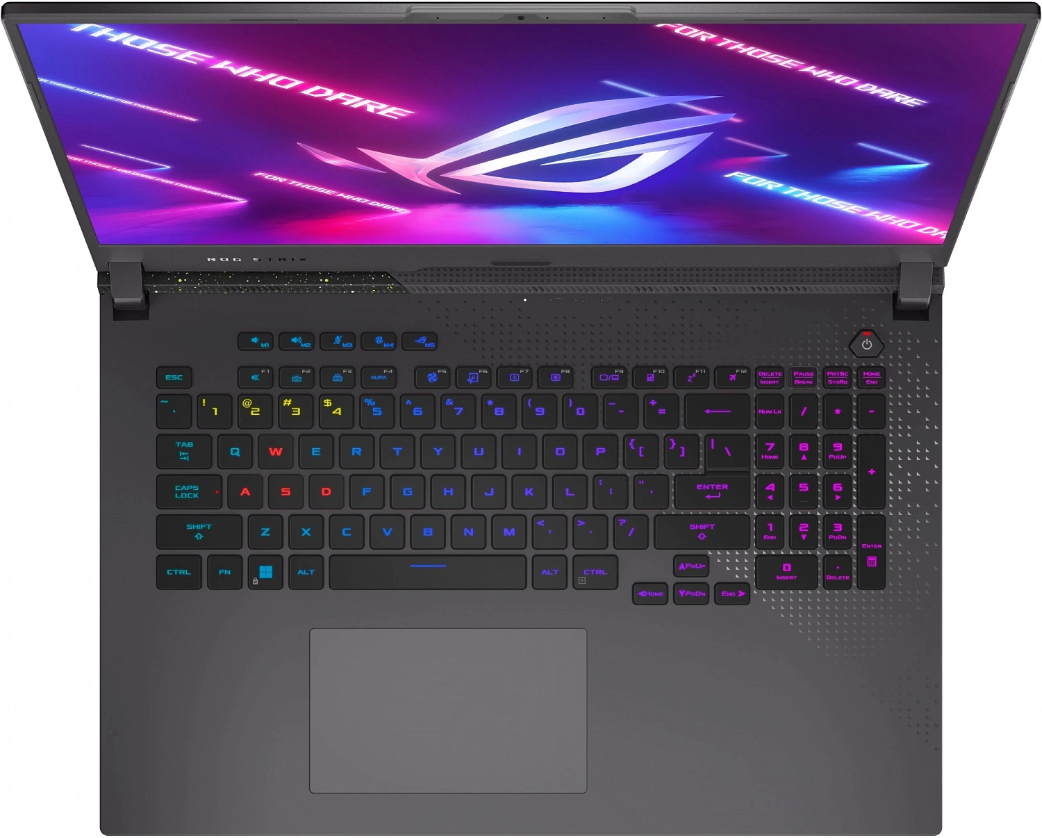 Ноутбук Asus ROG Strix G17 G713PI-LL098W Ryzen 9 7845HX 32Gb SSD1Tb NVIDIA GeForce RTX4070 8Gb 17.3" IPS WQHD (2560x1440) Windows 11 Home grey WiFi BT Cam (90NR0GG4-M008C0)