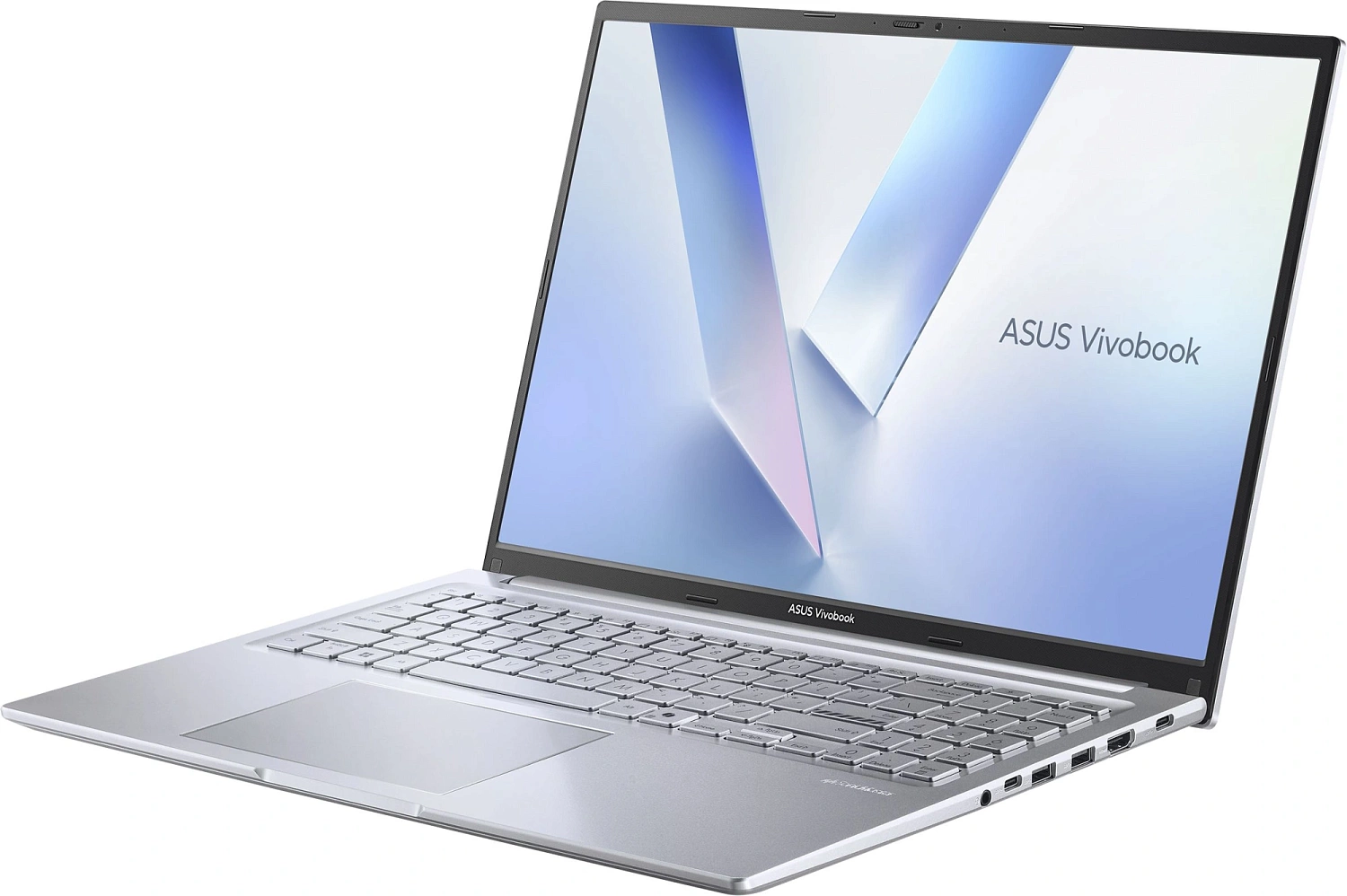 Ноутбук Asus VivoBook 16 M1605NAQ-MB131 Ryzen 7 170 16Gb SSD1Tb AMD Radeon 680M 16" IPS WUXGA (1920x1200) без ОС silver WiFi BT Cam (90NB1832-M005F0)