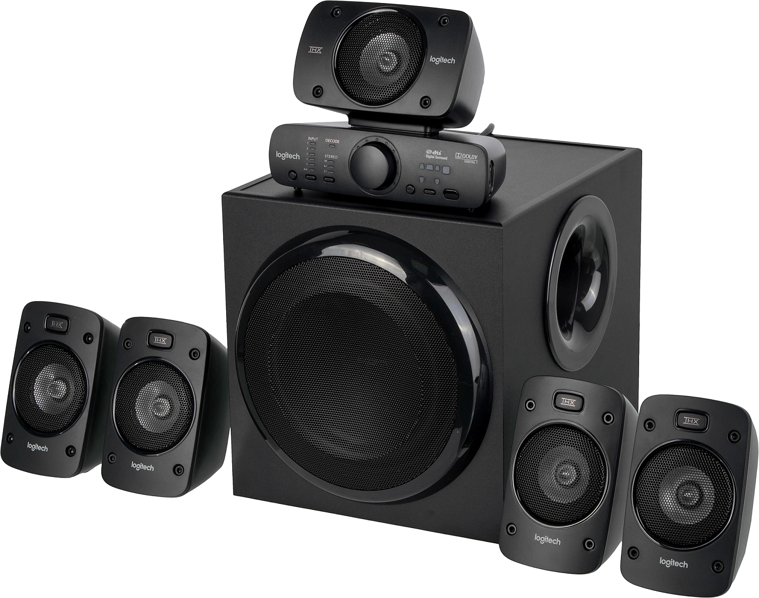 Колонки Logitech Z906 5.1 черный 500Вт