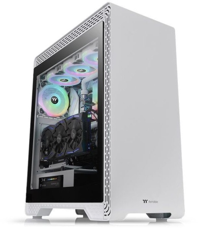 Корпус Thermaltake S500 TG белый без БП ATX 1x120mm 1x140mm 2xUSB2.0 2xUSB3.0 audio bott PSU