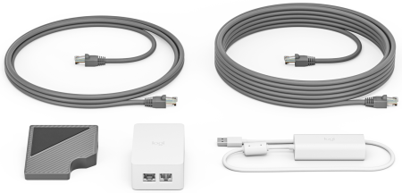Комплект кабелей Cat5E Kit для Logitech Tap (M/N: VU0058/VU0059, адаптер: DSA-90PFE-19 3 190474)