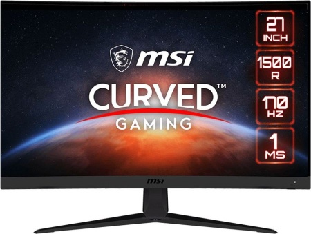 Монитор MSI 27" G27C5 E2 черный VA LED 1ms 16:9 HDMI полуматовая 1000:1 250cd 178гр/178гр 1920x1080 170Hz FreeSync Premium DP FHD 5.2кг