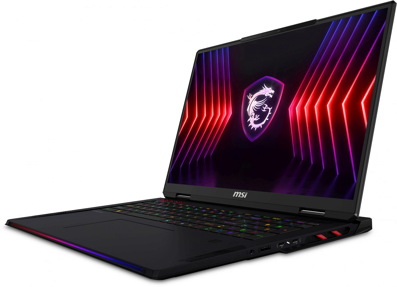 Ноутбук MSI Raider A18 HX A7VIG-026RU Ryzen 9 7945HX3D 32Gb SSD2Tb NVIDIA GeForce RTX4090 16Gb 18" IPS QHD+ (2560x1600) Windows 11 black WiFi BT Cam (9S7-182K32-026)