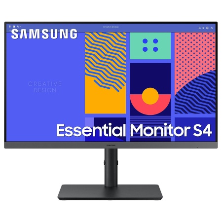 23.8" SAMSUNG S24C430GAI Black (IPS, 1920x1080, D-Sub+HDMI+DP, USB Hub, 4 ms, 178°/178°, 250 cd/m, 1000:1, 100Hz, Pivot)