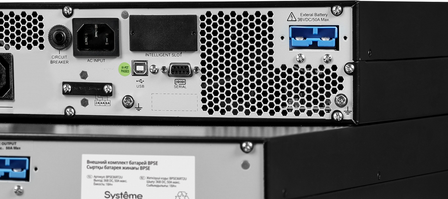 Источник бесперебойного питания Systeme Electriс SRV SRVSE1KRTXLI 900Вт 1000ВА черный