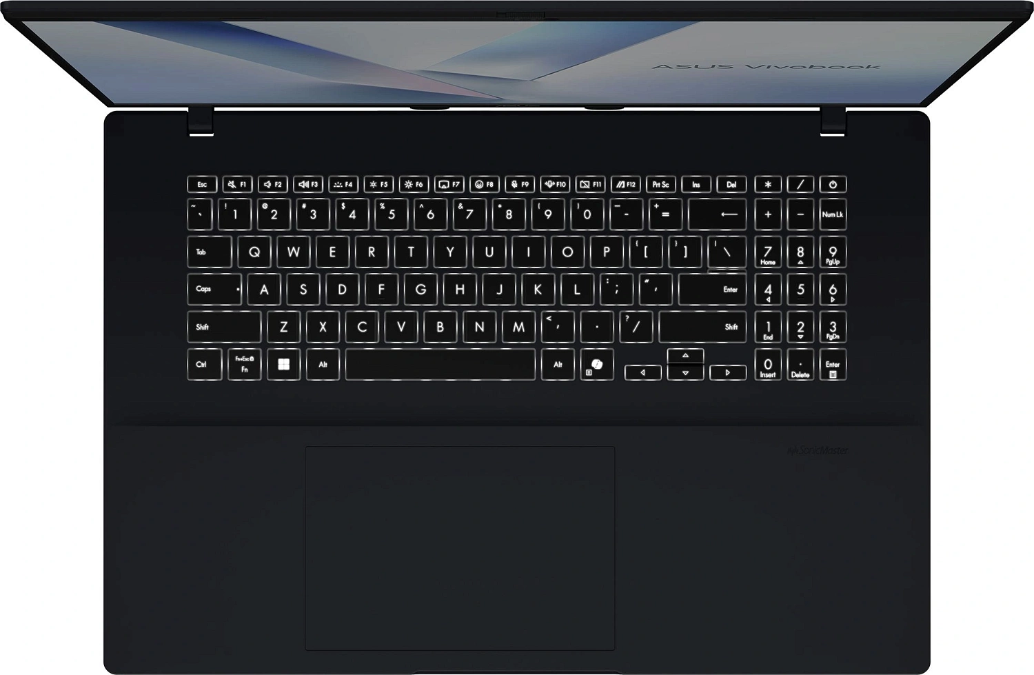 Ноутбук Asus Vivobook 18 M1807GA-S8054 Ryzen AI 7 445 32Gb SSD1Tb AMD Radeon Graphics 18" IPS WUXGA (1920x1200) без ОС blue WiFi BT Cam (90NB17Y1-M00380)