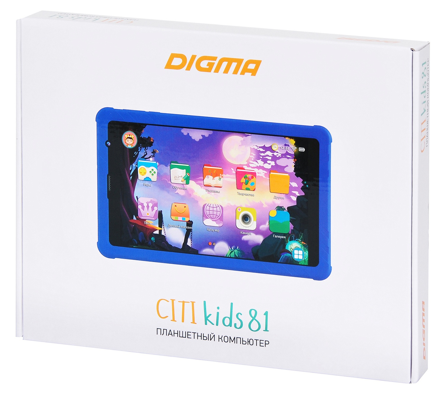 Планшет Digma CITI Kids 81 MT8321 (1.3) 4C RAM2Gb ROM32Gb 8" IPS 1280x800 3G Android 10.0 Go синий 2Mpix 0.3Mpix BT GPS WiFi Touch microSDHC 64Gb minUSB 3500mAh