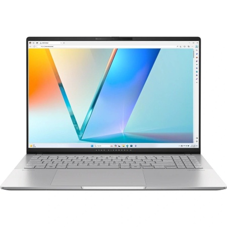 Ноутбук ASUS Vivobook S16 OLED M5606WA-MX025 AMD Ryzen 9 HX 370/32Gb/1Tb/16"/OLED/3200x2000/120Hz/NoOS/Silver (90NB14B3-M002J0)
