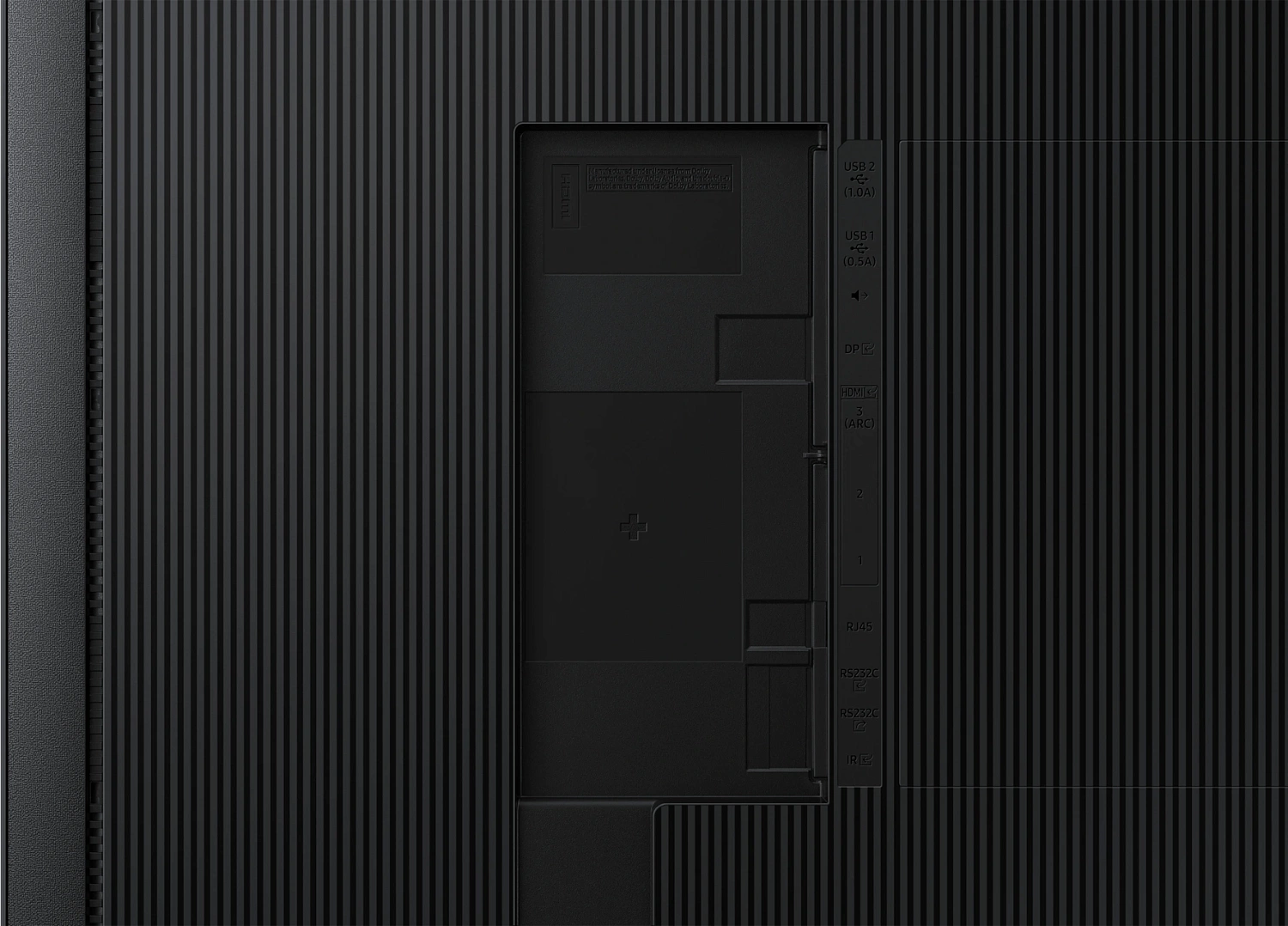 Панель Samsung 65" QM65C черный E-LED BLU LED 8ms 16:9 HDMI M/M матовая 500cd 178гр/178гр 3840x2160 4K USB 24.9кг