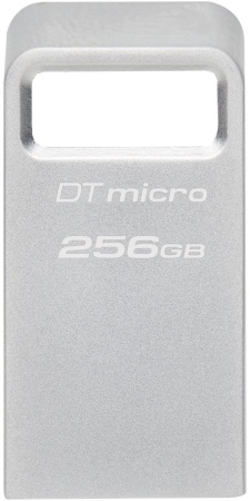 Флеш Диск Kingston 256Gb DataTraveler Micro DTMC3G2/256GB USB3.0 серебристый