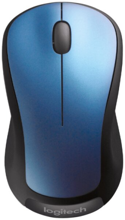 Мышь Logitech Wireless Mouse M310, Black/Blue, [910-005248]