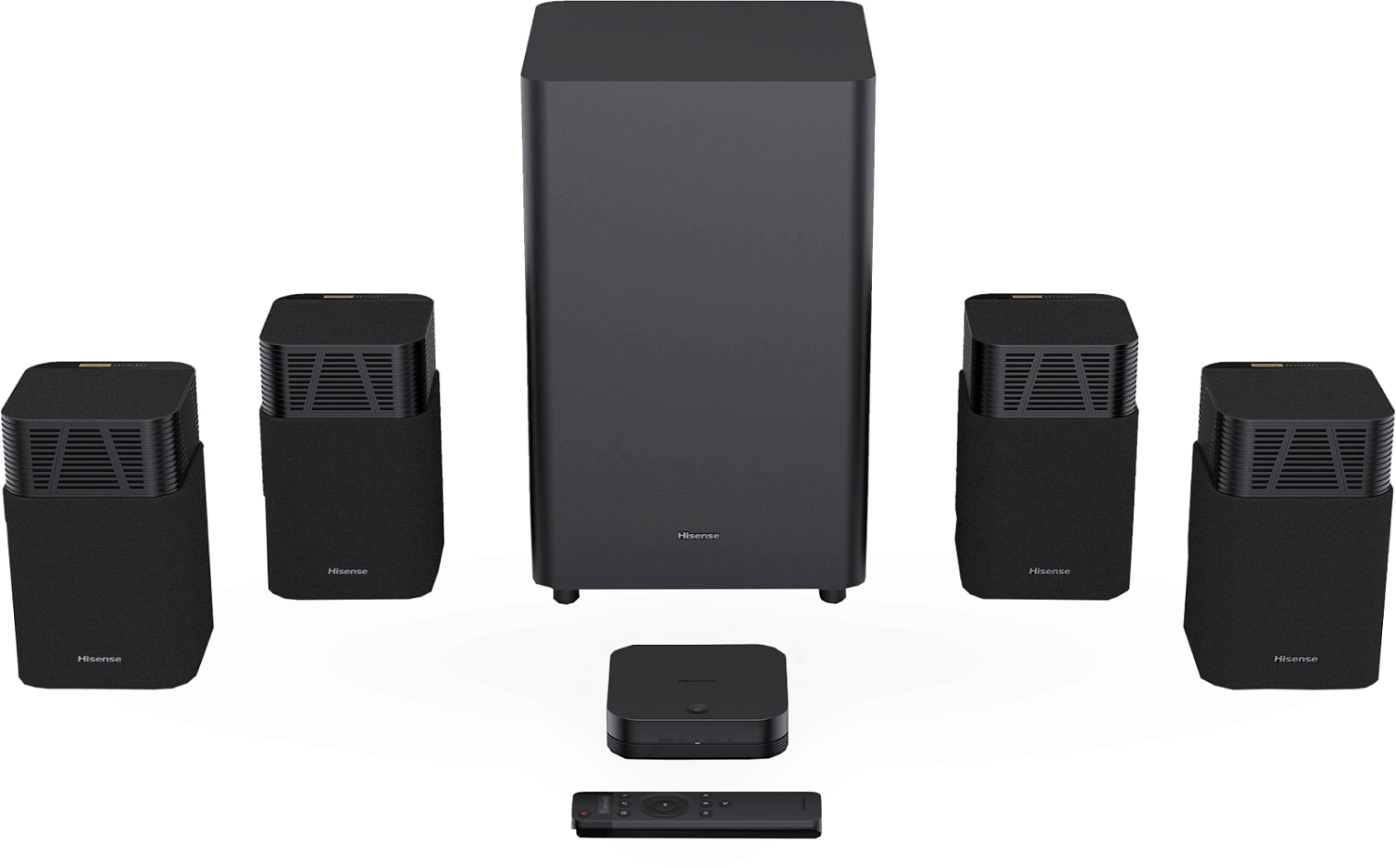 Саундбар Hisense HT SATURN 4.1.2 720Вт+240Вт черный