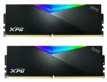 Память DDR5 32GB 7200MHz A-Data AX5U7200C3416G-DCLARBK XPG Lancer RGB OEM Gaming PC5-57600 CL34 DIMM ECC 288-pin 1.4В Intel single rank с радиатором OEM