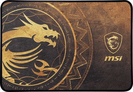 Коврик для мыши MSI Agility GD21 Dragon Tiamat золотистый/рисунок 220x3x320мм