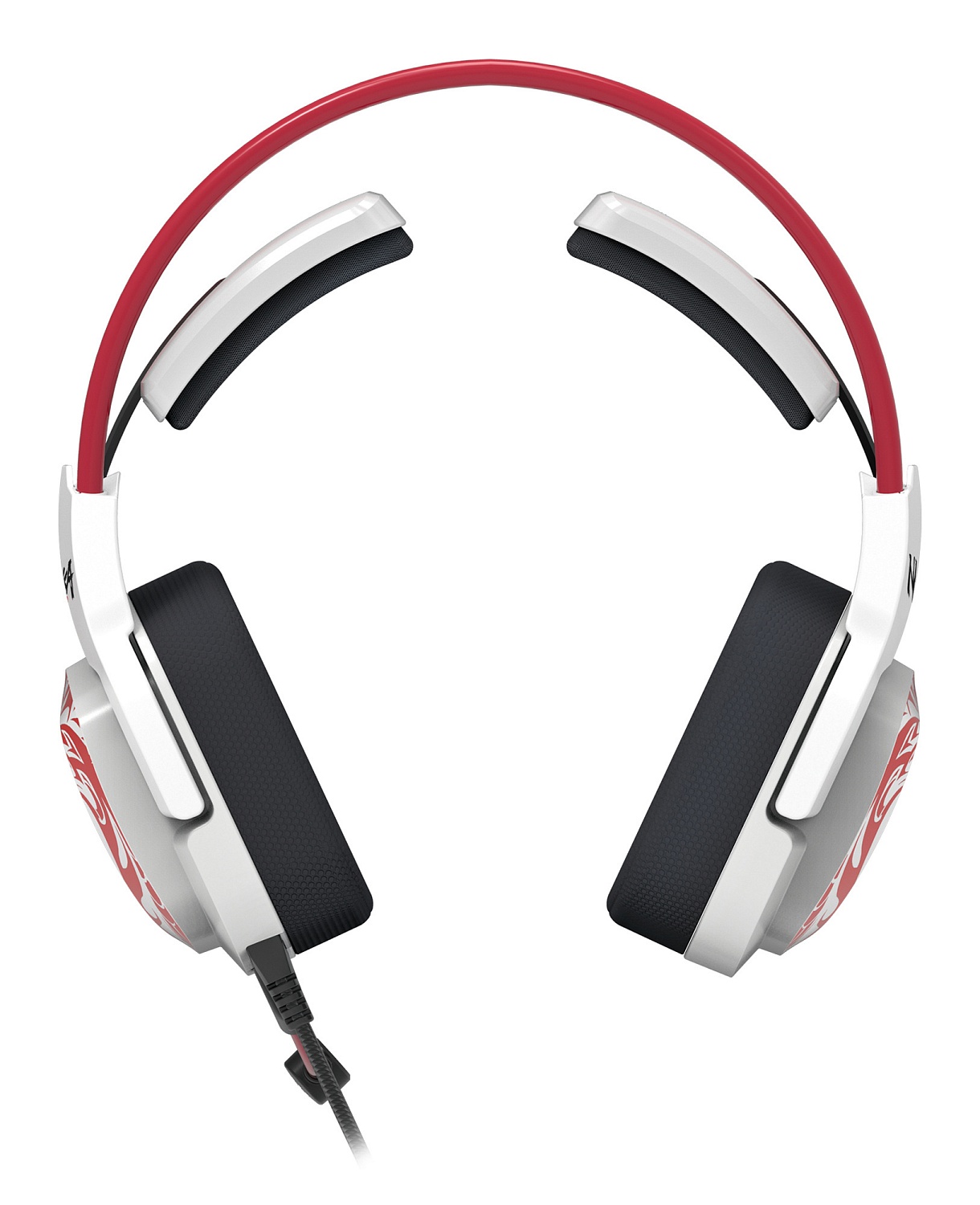 Наушники с микрофоном A4Tech Bloody G575 Naraka белый/красный 2м мониторные USB оголовье (G575 NARAKA)