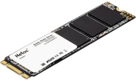 Ssd накопитель Netac SSD N535N 128GB M.2 2280 SATAIII 3D NAND, R/W up to 510/440MB/s, TBW 70TB, 3y wty