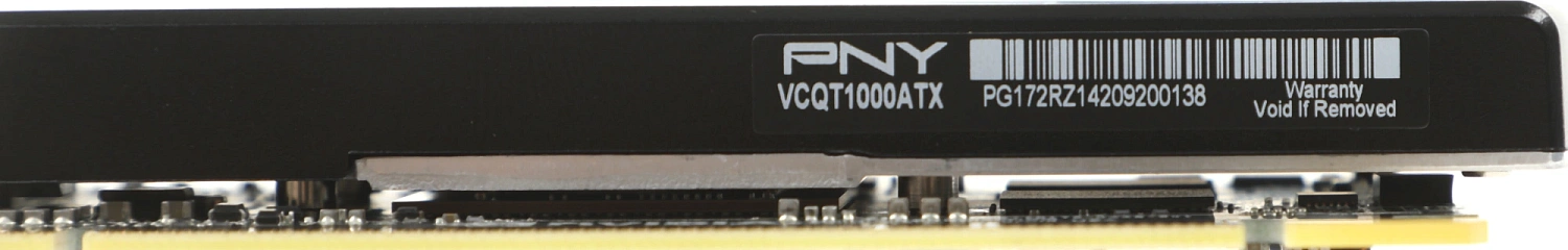 Видеокарта PNY PCI-E T1000 NVIDIA T1000 4096Mb 128 GDDR6 mDPx4 Bulk low profile