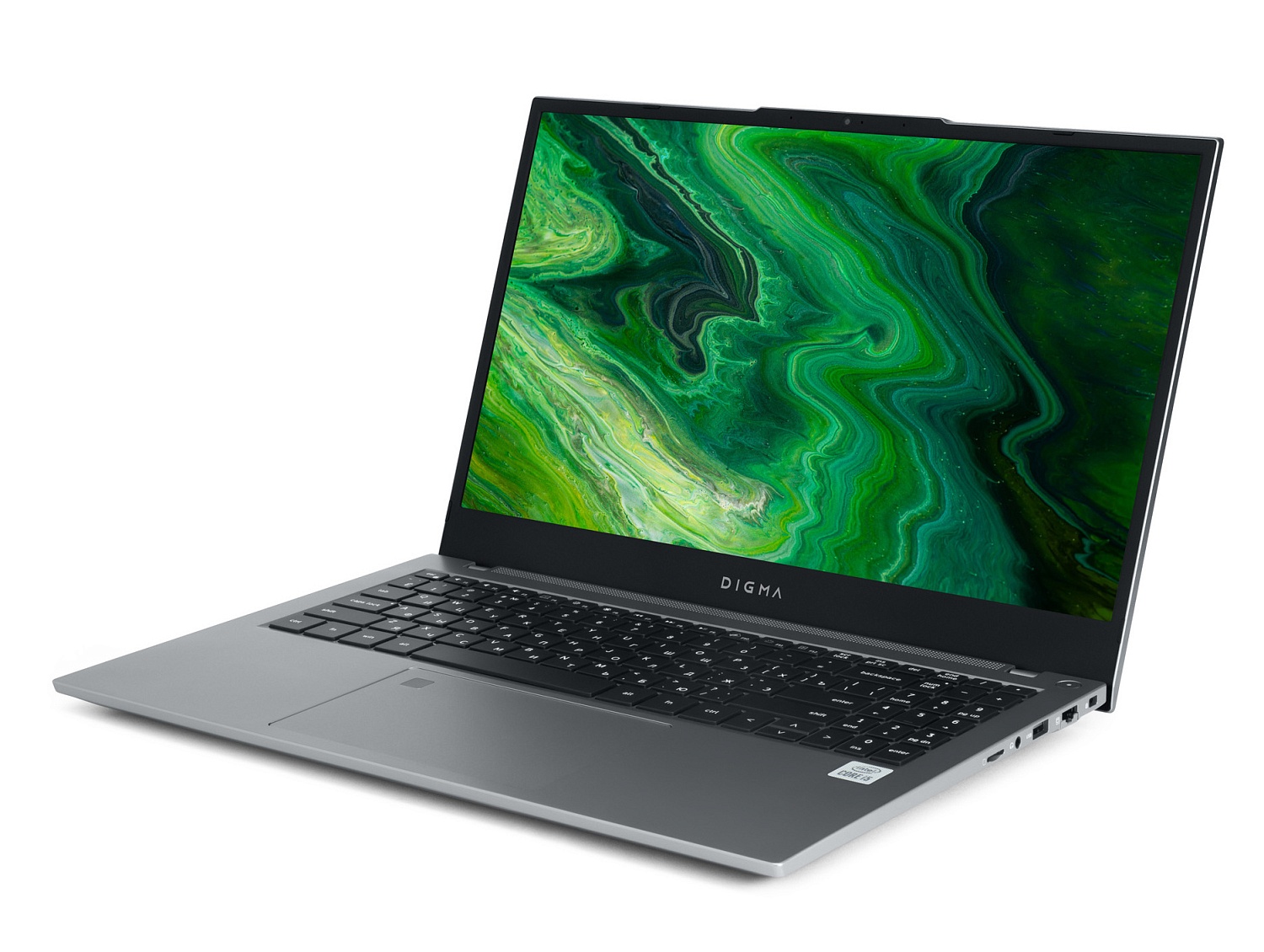 Ноутбук Digma Pro Fortis M Core i5 10210U 8Gb SSD256Gb Intel UHD Graphics 15.6" IPS FHD (1920x1080) noOS grey WiFi BT Cam 4250mAh (DN15P5-8CXN01)